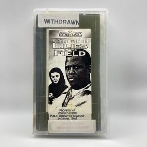 Vintage Classics 1963 Film Lilies of the Field VHS Cassette Tape Sidney Poitier